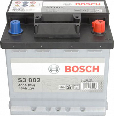 Акумулятор автомобільний Bosch S3 45Ah 400A 12V «+» праворуч (BO 0092S30020)