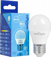 Лампа светодиодная Emilight 9,5 Вт G45 матовая E27 220 В 6500 К 