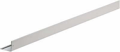 Кутник пристінний Алюбест 19x24мм білий 3м