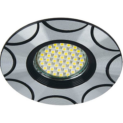 Світильник точковий LightMaster GU5.3 срібний DL6229 срібло