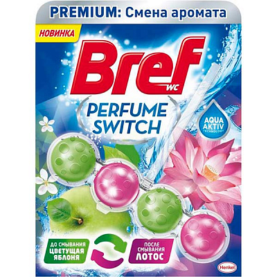 Блок з очисним засобом Bref Квітуча Яблуня-Лотос 50 г