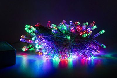 Электрогирлянда линейная Девилон разноцветная 050536 светодиодная (LED) 180 ламп 