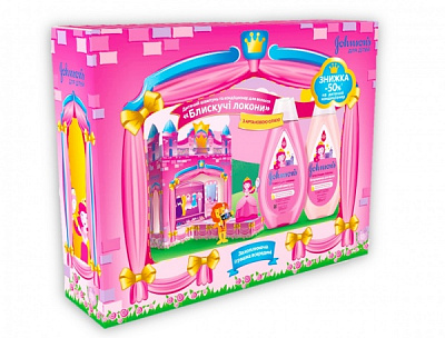 Набор подарочный для девочки Johnson's Блестящие локоны