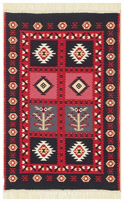 Килим Ekohali Arya AR 28 Red 160x230 см двосторонній