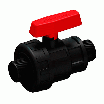 Кран кульовий зовнішня SantehPlast ПЕ D25 ЗH 3/4