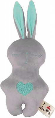 М'яка іграшка Анна Зайченя сіре 20 см