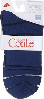 Шкарпетки Conte FANTASY 16С-85СП р. 23-25 синій