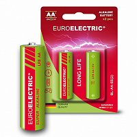 Батарейка Euroelectric AA LR6 1,5V лужна 2 шт. (BL-AA-EE(2))
