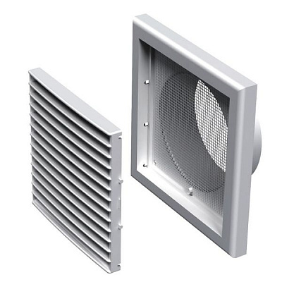 Вентиляционная решетка Vents МВ Вс 154х110 мм Ø100 мм