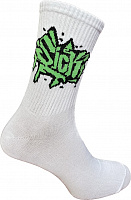 Носки krazy sox 1876 р.38-42 белый с принтом