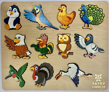 Пазлы деревянные Tatev "Птицы"