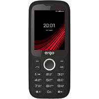  Телефон мобільний Ergo F242 Turbo Dual Sim black