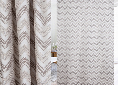 Штора готовая JL 19173-101 200х270 см бежевый