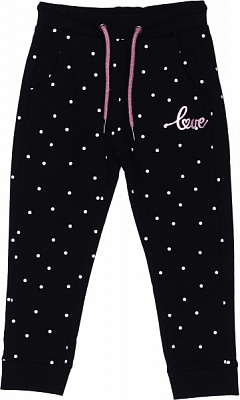 Брюки спортивные Blue Seven для девочки трикотажные р.116 черный 775116 X * 98 