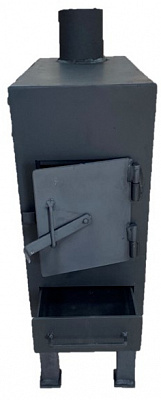 Піч базова з чавунними акумуляторами тепла 46 кг від 5 кВт S=40 кв.м Ø102 мм 4 мм