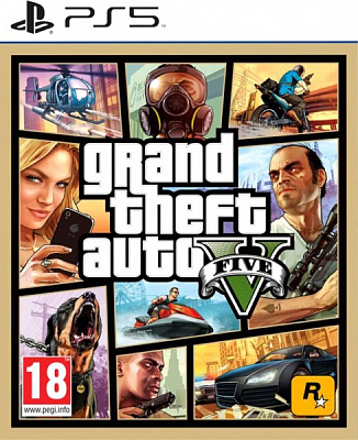 Игра Sony Grand Theft Auto V PS5 [BLU-RAY Диск]