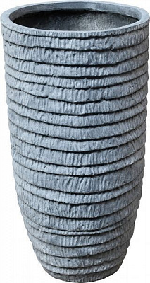Кашпо Engard Маори 36х36х70 см овальный 81 л серый (GA78-2) 