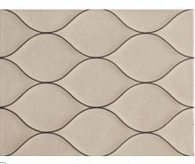 Плитка Golden Tile рельєфна Isolda Контур світло-бежевий 7МV261 25x33 