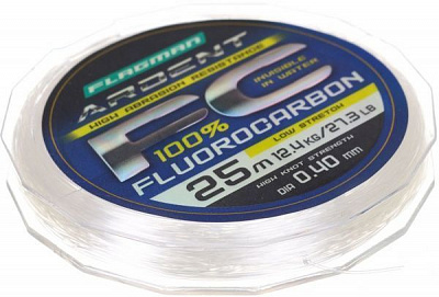 Волосінь Flagman Ardent Fluorocarbon 25м 0,4мм 12,4кг