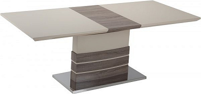 Стол обеденный GT Racer KY8105 (140-180x80x76) Beige/Wooden 