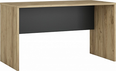 Стол письменный Грейд Ален дуб крафт золотой/графит 