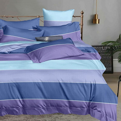 Комплект постільної білизни Rosali 1.5 різнокольоровий принт SoundSleep