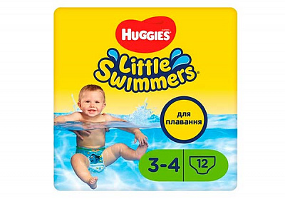 Підгузки-трусики для плавання Huggies Little Swimmers Naz 3-4 7-15 кг 12 шт