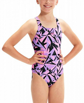 Купальник Speedo HYPERBOOM MDLT JF NAVY/PINK 8-1285806878 р.140 різнокольоровий