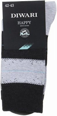 Носки Conte HAPPY 15С-23СП 047 р. 27 черный с серым 