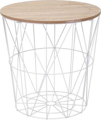 Стол-корзина Сканди Oak 39х39х42 см 