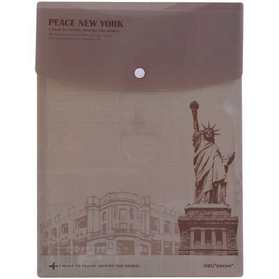 Папка-конверт Deli Vintage Time 5883 микс