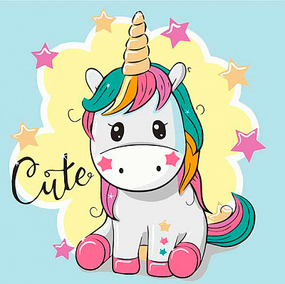 Картина по номерам Радужная ежинорожка 15500-AC 30х30 см ArtCraft 