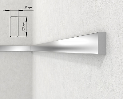 Молдинг 162-114 2000x8x20мм