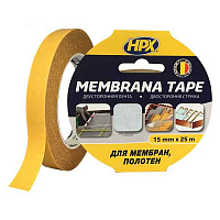 Двухсторонняя монтажная клеющая лента HPX Membrana Tape 15 мм x 25 м прозрачная