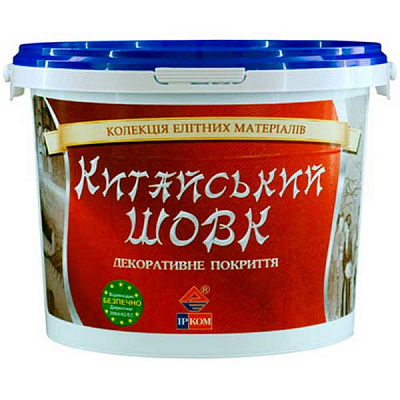 Краска акриловая Ирком Китайский шелк серебро 1 л