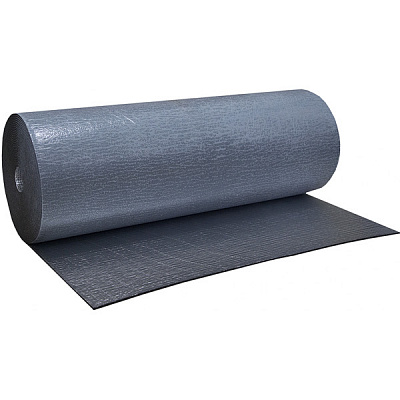 Полотно Normaizol фольгированное самоклеющееся алюфом 1х20 м 3 мм