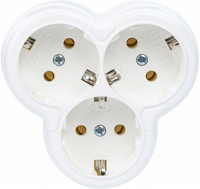 Разветвитель Borsan BR 1514 белый