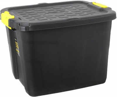 Ящик для зберігання Strata 42 л чорна 500х400х350 мм