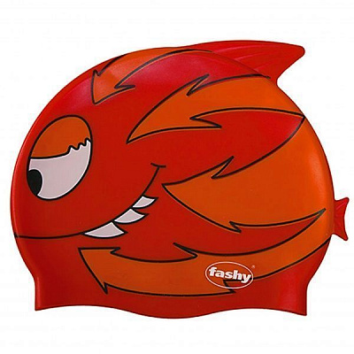 Шапочка для плавания Fashy 3048 черв. one size красный