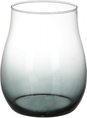 Ваза Омбре, d18хh18 см, серая Wrzesniak Glassworks