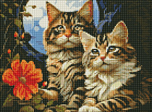 Алмазна мозаїка Чарівні котики ©art_selena_ua Ideyka