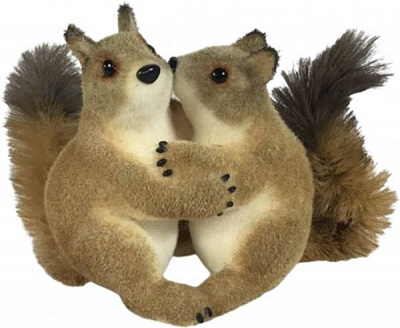 Декорація новорічна Пара білок 21х46 см EPI-B41443R-4-9