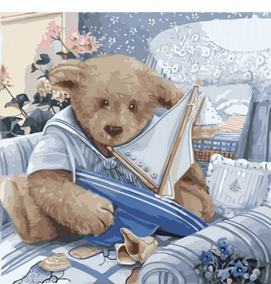 Картина по номерам Плюшевый юнга Идейка 