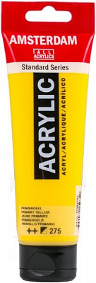 Краска акриловая № 275 Первичный желтый 120 мл Amsterdam Standart Royal Talens