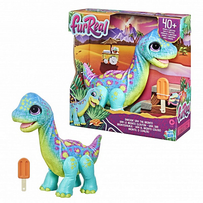 Игрушка интерактивная Hasbro Динозавр Снекин Сем Бронто F1739