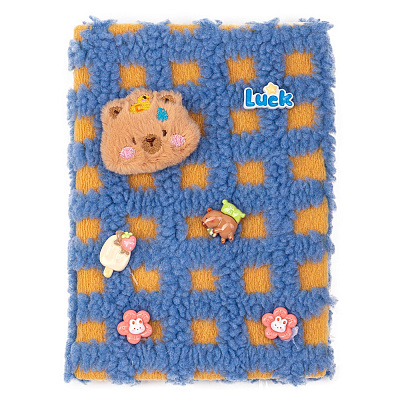 Блокнот плюшевий Forme CAPYBARA 18 А5 80 арк. KIDS Line