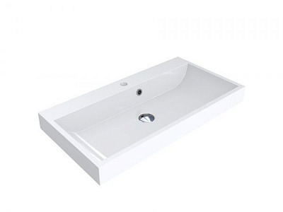 Умивальник меблевий Miraggio Varna 800 зі штучного мармуру 80x42 см 0000258