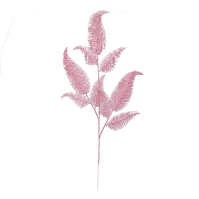 Веточка декоративная YES! Fun розовая глиттер 93 см 974119 