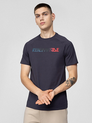 Футболка 4F 4FSS22TTSHM242-50S р.S фіолетовий