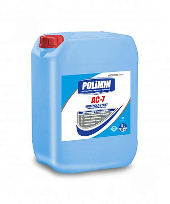 Грунтовка глубокопроникающая Polimin универсальная АС-7 5 л